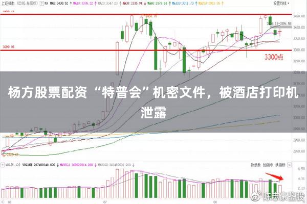 杨方股票配资 “特普会”机密文件，被酒店打印机泄露