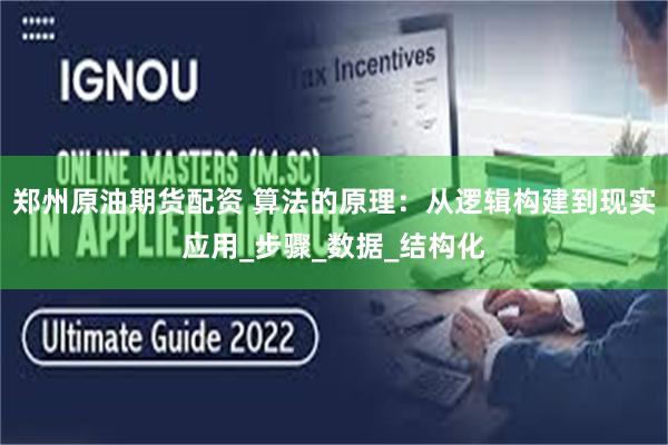 郑州原油期货配资 算法的原理：从逻辑构建到现实应用_步骤_数据_结构化
